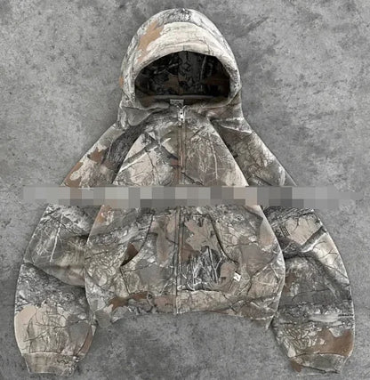 “Urban Sneak Mode” Retro Camo Hoodie — Blend In, Stand Out, Stay Comfy