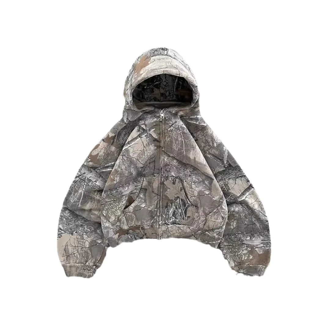 “Urban Sneak Mode” Retro Camo Hoodie — Blend In, Stand Out, Stay Comfy