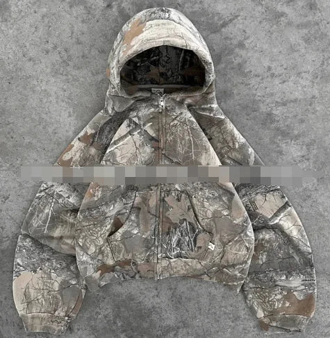 “Urban Sneak Mode” Retro Camo Hoodie — Blend In, Stand Out, Stay Comfy